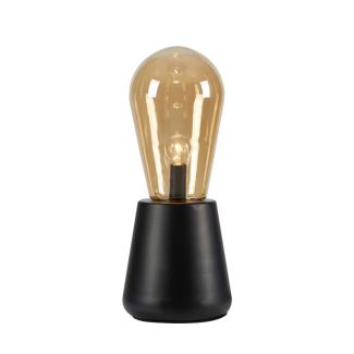 MARKSLOJD 108416 BROOKE lampa stołowa 1L Amber/Black