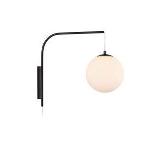 MARKSLOJD 108420 DIONE lampa ścienna 1L White/Black