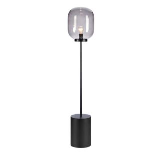 MARKSLOJD 108425 BROOKLYN lampa podłogowa 1L Black/Smoke