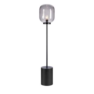 MARKSLOJD 108425 BROOKLYN lampa podłogowa 1L Black/Smoke