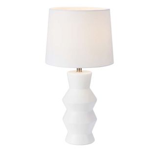 MARKSLOJD 108448 SIENNA lampa stołowa 1L White/White