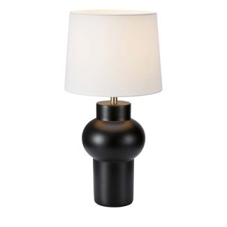 MARKSLOJD 108449 SHAPE lampa stołowa 1L White/Black