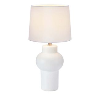 MARKSLOJD 108450 SHAPE lampa stołowa 1L White/White