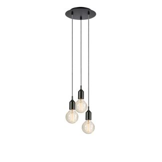 MARKSLOJD 108452 BRONX lampa wisząca 3L Round Black