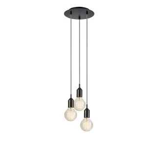 MARKSLOJD 108452 BRONX lampa wisząca 3L Round Black