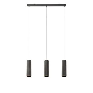 MARKSLOJD 108473 COSTILLA lampa wisząca Straight 3L Dark Grey