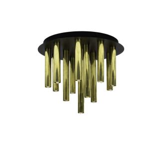 MARKSLOJD 108504 GOCCE lampa sufitowa 13L Raw Brass/Black