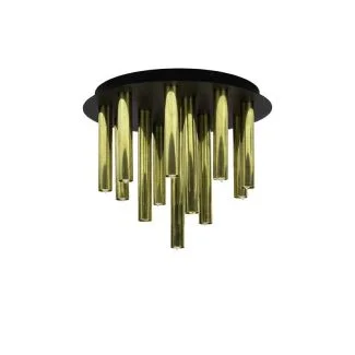 MARKSLOJD 108504 GOCCE lampa sufitowa 13L Raw Brass/Black