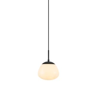 MARKSLOJD 108547 RISE lampa wisząca 1L White/Black Small