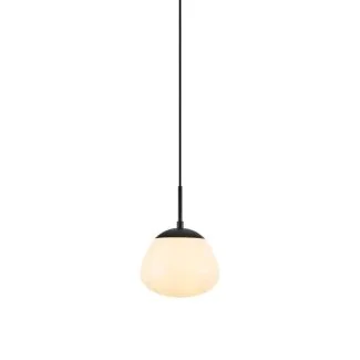 MARKSLOJD 108547 RISE lampa wisząca 1L White/Black Small