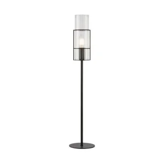 MARKSLOJD 108556 TUBO lampa stołowa 1L 65cm Black/Clear