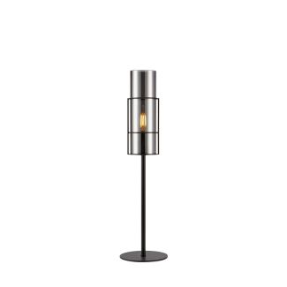 MARKSLOJD 108559 TORCIA lampa stołowa 1L 50cm Black/Smoke