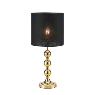 MARKSLOJD 108574 OCTO lampa stołowa 1L Brass/Black