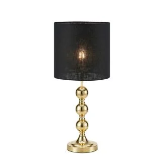 MARKSLOJD 108574 OCTO lampa stołowa 1L Brass/Black