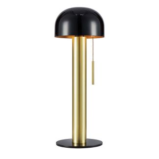 MARKSLOJD 108576 COSTA lampa stołowa 1L Black/Brushed brass