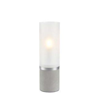 MARKSLOJD 108594 MOLO lampa stołowa 1L 30cm Grey/Frosted
