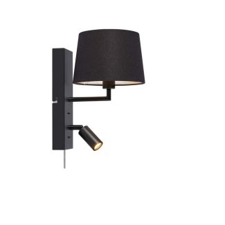 MARKSLOJD 108595 COMO lampa ścienna 2L Black