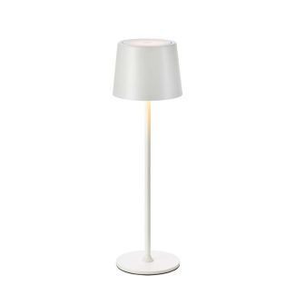 MARKSLOJD 108654 FIORE Rechargeable lampa stołowa Matt White B/O