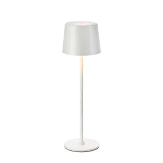 MARKSLOJD 108654 FIORE Rechargeable lampa stołowa Matt White B/O