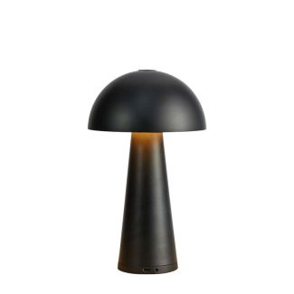 MARKSLOJD 108655 FUNGI Rechargeable lampa stołowa Matt Black B/O
