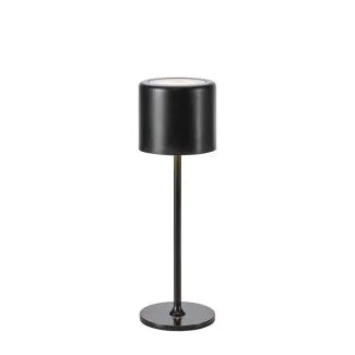 MARKSLOJD 108657 FILO Rechargeable lampa stołowa Matt Black B/O