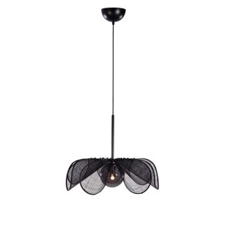 MARKSLOJD 108660 STYRKA lampa wisząca 1L 63cm Black/Smoke