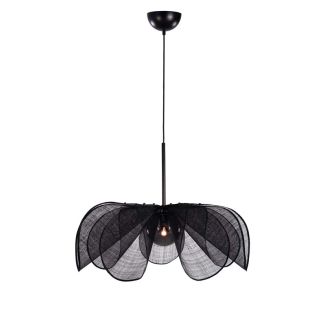 MARKSLOJD 108662 STYRKA lampa wisząca 1L 75cm Black/Smoke