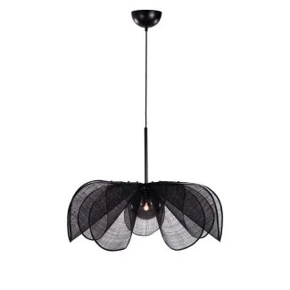 MARKSLOJD 108662 STYRKA lampa wisząca 1L 75cm Black/Smoke