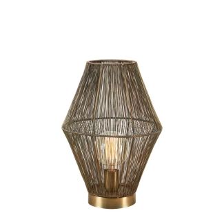MARKSLOJD 108665 CASA lampa stołowa 1L Antique Brass