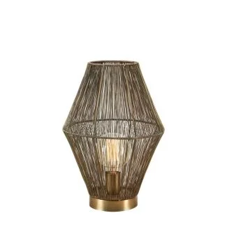 MARKSLOJD 108665 CASA lampa stołowa 1L Antique Brass