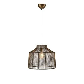 MARKSLOJD 108667 CAPANNA lampa wisząca 1L Antique Brass