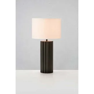 MARKSLOJD 108670 HASHIRA lampa stołowa 1L Black/Offwhite