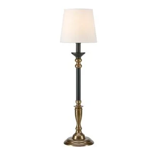 MARKSLOJD 108679 GENT lampa stołowa 1L Antique/Black/Offwhite