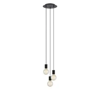 MARKSLOJD 108733 CIELO lampa wisząca 3L Round Sandy Black