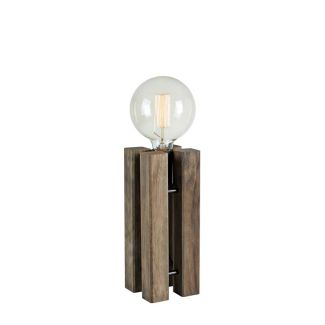 MARKSLOJD 108757 LODGE lampa stołowa 1L 28cm Stained Brown