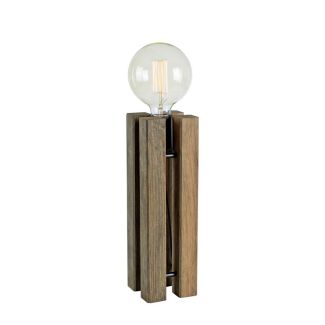MARKSLOJD 108758 LODGE lampa stołowa 1L 36cm Stained Brown