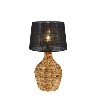 MARKSLOJD 108770 PAGLIA lampa stołowa 1L Black/Natural