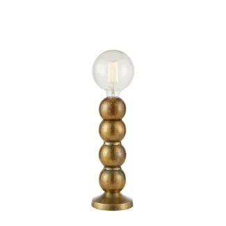 MARKSLOJD 108780 GONG lampa stołowa 1L Gold