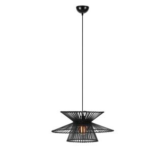 MARKSLOJD 108784 DUPLICI lampa wisząca 1L Black