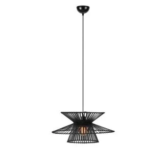 MARKSLOJD 108784 DUPLICI lampa wisząca 1L Black