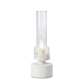 MARKSLOJD 108787 KANDELLA lampa stołowa 1L Sandy White/Clear