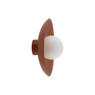 TK-LIGHTING 10937 SLATE BRICK GLASS KINKIET 1XG9
