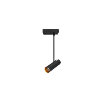 AZZARDO AZ3515 LENS SQUARE BLACK/GOLD TECHNICAL LAMP