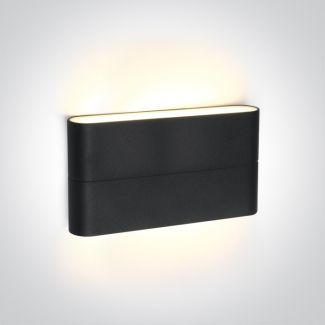 ONE LIGHT 67376A/AN/W Koutsi 2 zewnętrzny kinkiet antracyt góra - dół SMD 2835,3000K 2x6W