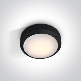ONE LIGHT 67204/B Lagonisi czarny plafon zewnętrzny 20W E27