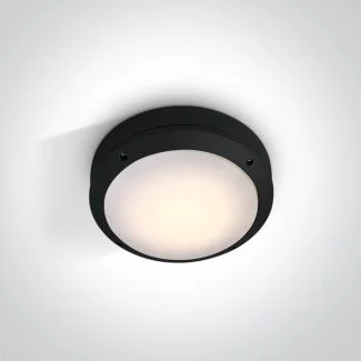 ONE LIGHT 67204/B Lagonisi czarny plafon zewnętrzny 20W E27