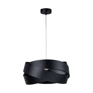 ZUMALINE 1114 LAMPA WISZĄCA TORNADO 40 CM CZARNA/BLACK