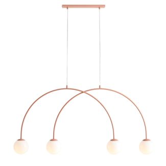 ALDEX 1116L11_S LAMPA WISZĄCA UNA 4 CORAL S