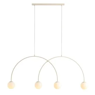 ALDEX 1116L9_L LAMPA WISZĄCA UNA 4 CREAM L