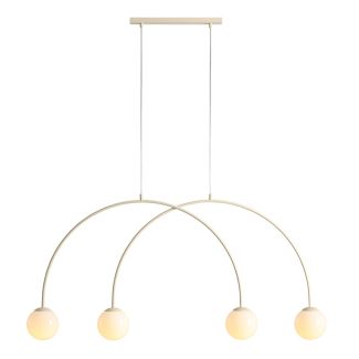ALDEX 1116L9_S LAMPA WISZĄCA UNA 4 CREAM S